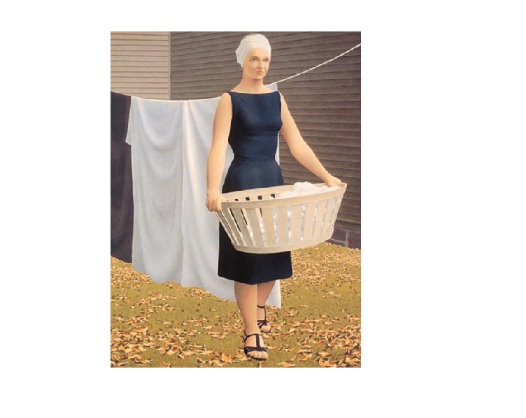 «Woman at Clothesline». Алекс Колвилл.