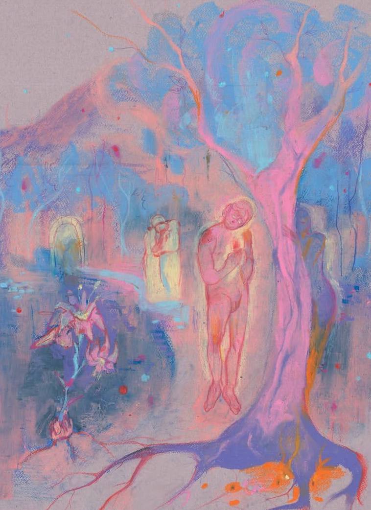 «Мальчик встречает любовь в лесу». Софья Содерберг. Фото предоставлено художницей.